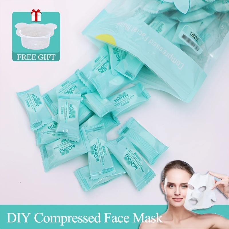 Natural Skin Care Compressed Facial Mask Sheet DIY Disposable Mask Paper