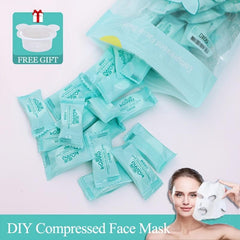 Natural Skin Care Compressed Facial Mask Sheet DIY Disposable Mask Paper