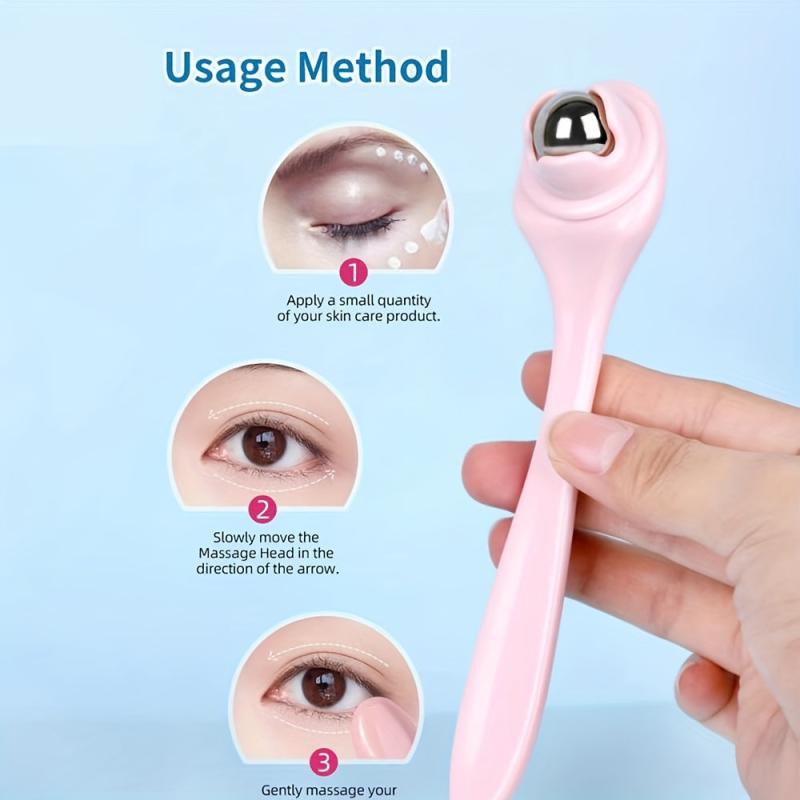 Eye Roller Cream Wand Manual Massager Dark Circle Women
