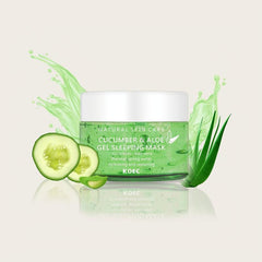 Cucumber Aloe Gel Sleeping Mask for Daily Care