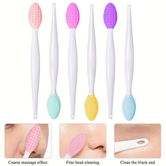 Soft Silicone Facial Brush for Smoother Skin and Fuller Lips