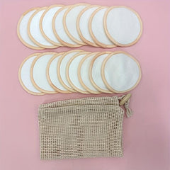 Eco Friendly Organic Bamboo Cotton Makeup Remover Pads