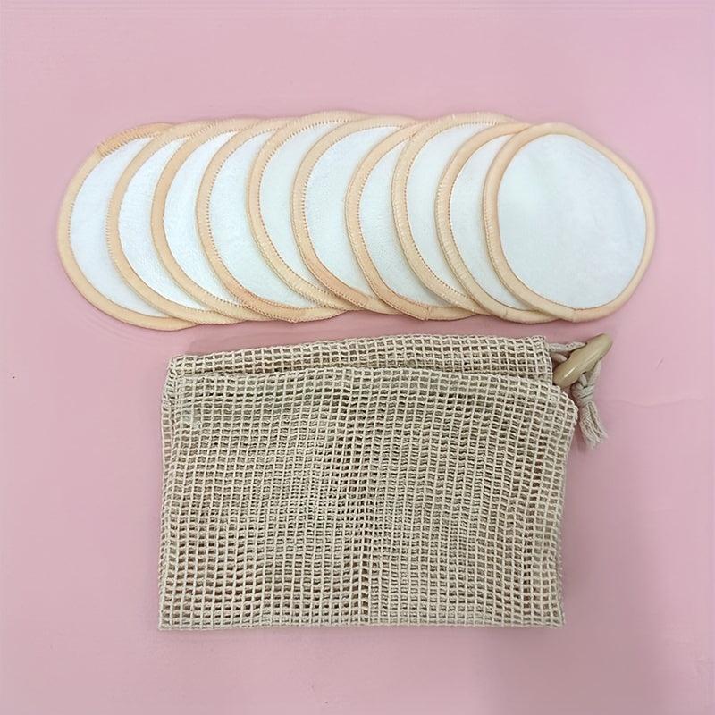 Eco Friendly Organic Bamboo Cotton Makeup Remover Pads