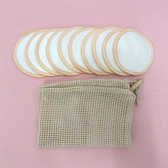 Eco Friendly Organic Bamboo Cotton Makeup Remover Pads