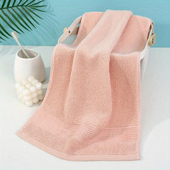 Soft Cotton Hand Towel Pink Green Bathroom