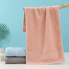 Soft Cotton Hand Towel Pink Green Bathroom
