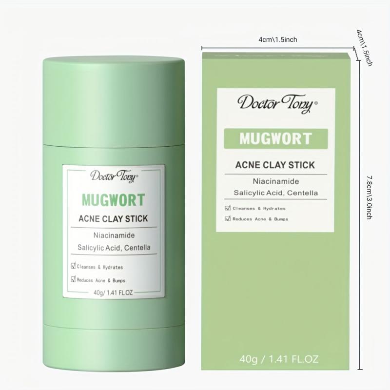 Wormwood Acne Mud Film Stick Clear Blackhead Exfoliating Pores Mask