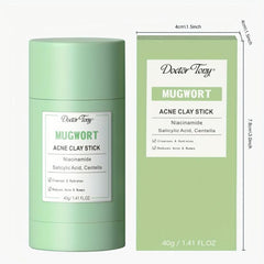 Wormwood Acne Mud Film Stick Clear Blackhead Exfoliating Pores Mask