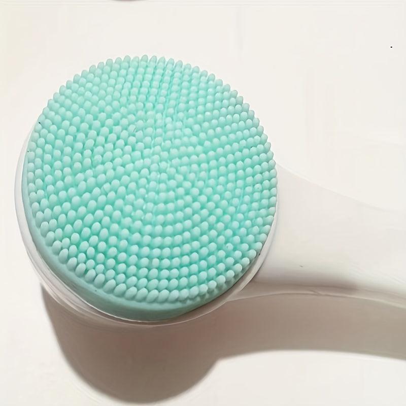 3D Silicone Hair Face Wash Brush: Double Sided Cleansing Tool