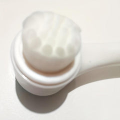 3D Silicone Hair Face Wash Brush: Double Sided Cleansing Tool