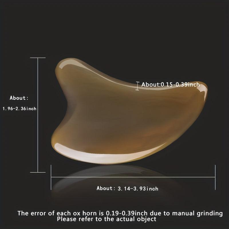 Natural Horn Gua Sha Board & Face Lift Stick Set