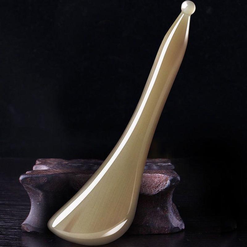Natural Horn Gua Sha Board & Face Lift Stick Set