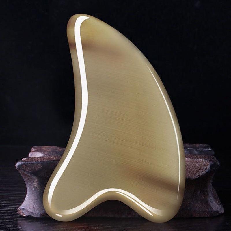 Natural Horn Gua Sha Board & Face Lift Stick Set