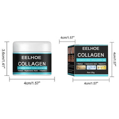 Collagen Wrinkle Cream with Hyaluronic Acid - Moisturizing Firming Whitening