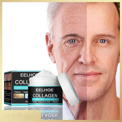Collagen Wrinkle Cream with Hyaluronic Acid - Moisturizing Firming Whitening