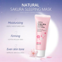 Sakura Moisturizing Sleeping Face Mask Cream