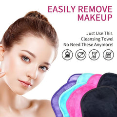 4 Reusable Makeup Remover Cloths for Face Gentle Cleansing Towels