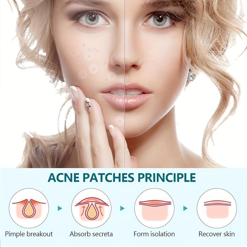 144 Pcs Pimple Patches Hydrocolloid Acne Cover Patches Spot Stickers