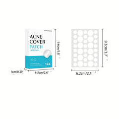 144 Pcs Pimple Patches Hydrocolloid Acne Cover Patches Spot Stickers