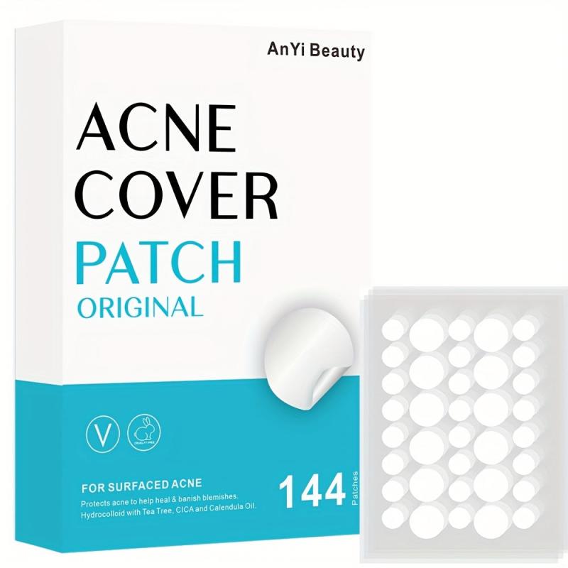 144 Pcs Pimple Patches Hydrocolloid Acne Cover Patches Spot Stickers