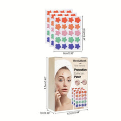 60pcs Colorful Acne Removal Patchs Invisiable Acne Covering Patch