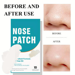10 Pcs Hydrocolloid Nose Patches Blackhead Remover Strips