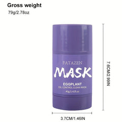 Egg Plant Purifying Clay Mask Stick for Face