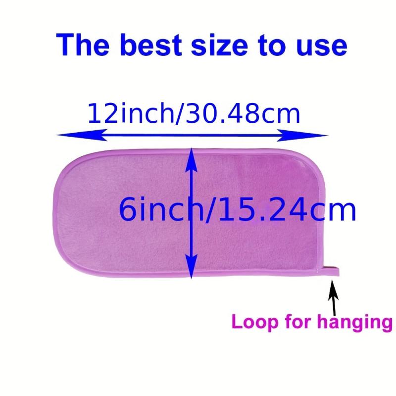 6 Pack Makeup Remover Cloth Microfiber Face Cloth Reusable Magic Eraser