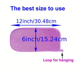 6 Pack Makeup Remover Cloth Microfiber Face Cloth Reusable Magic Eraser