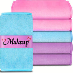 6 Pack Makeup Remover Cloth Microfiber Face Cloth Reusable Magic Eraser