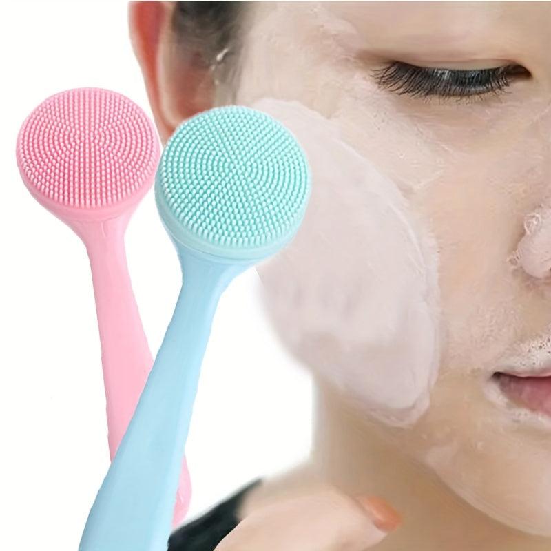Facial Massage Brush for Exfoliation and Skincare
