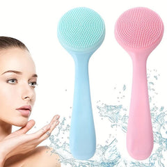 Facial Massage Brush for Exfoliation and Skincare