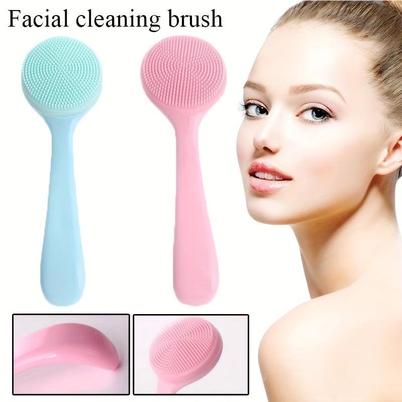 Facial Massage Brush for Exfoliation and Skincare