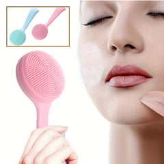 Facial Massage Brush for Exfoliation and Skincare