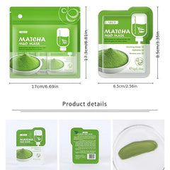 Longjing Matcha Scented Green Mud Mask 5g 12 Pack