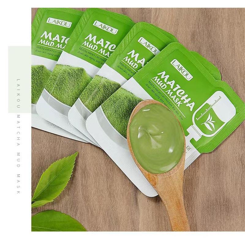 Longjing Matcha Scented Green Mud Mask 5g 12 Pack