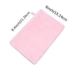 2 Pcs Makeup Remover Gloves Flannel Body Wash Mitts