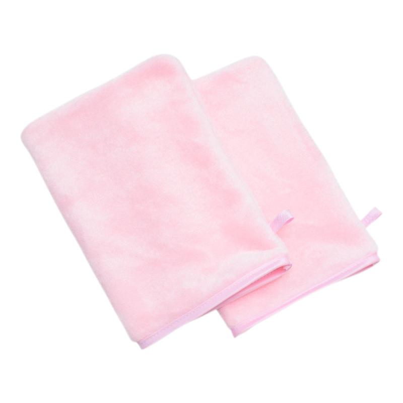 2 Pcs Makeup Remover Gloves Flannel Body Wash Mitts