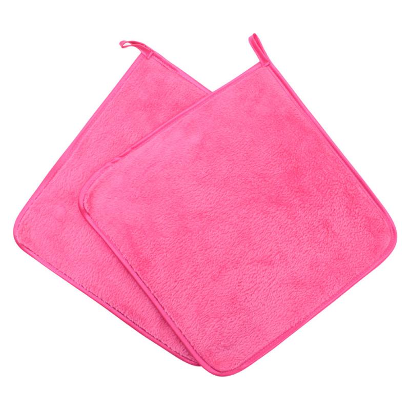 2-pack Reusable Makeup Removal Cloths - Gentle & Effective Cleansing