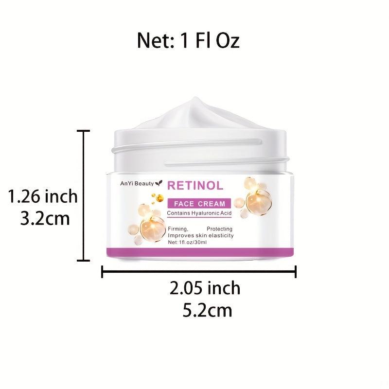 Hydrating Retinol Cream with Hyaluronic Acid for Face