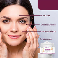 Hydrating Retinol Cream with Hyaluronic Acid for Face