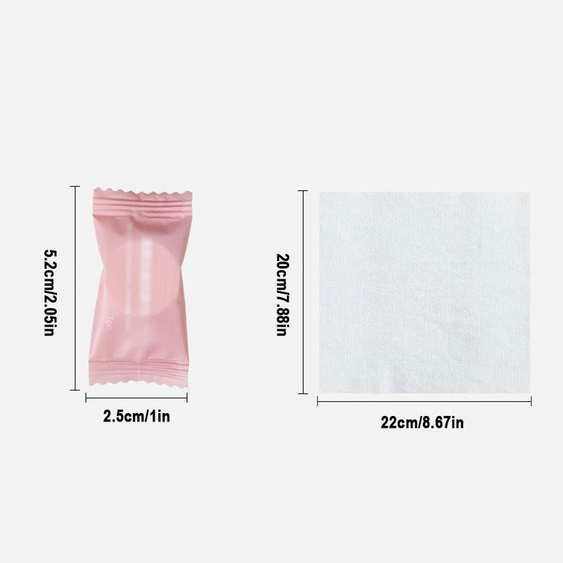 Disposable Towel 100pcs Portable Non-woven Travel Face Towel Wet Tissue