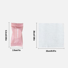 Disposable Towel 100pcs Portable Non-woven Travel Face Towel Wet Tissue