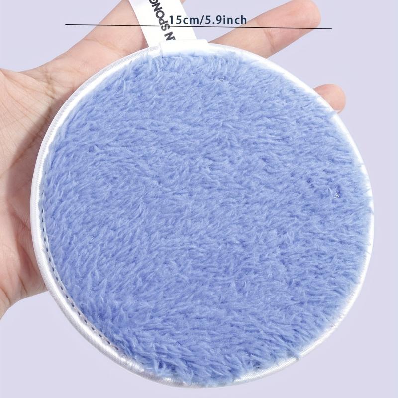 3 Pcs Lazy Water Makeup Cleanser Puff Double-sided Cleaning Wet Puff