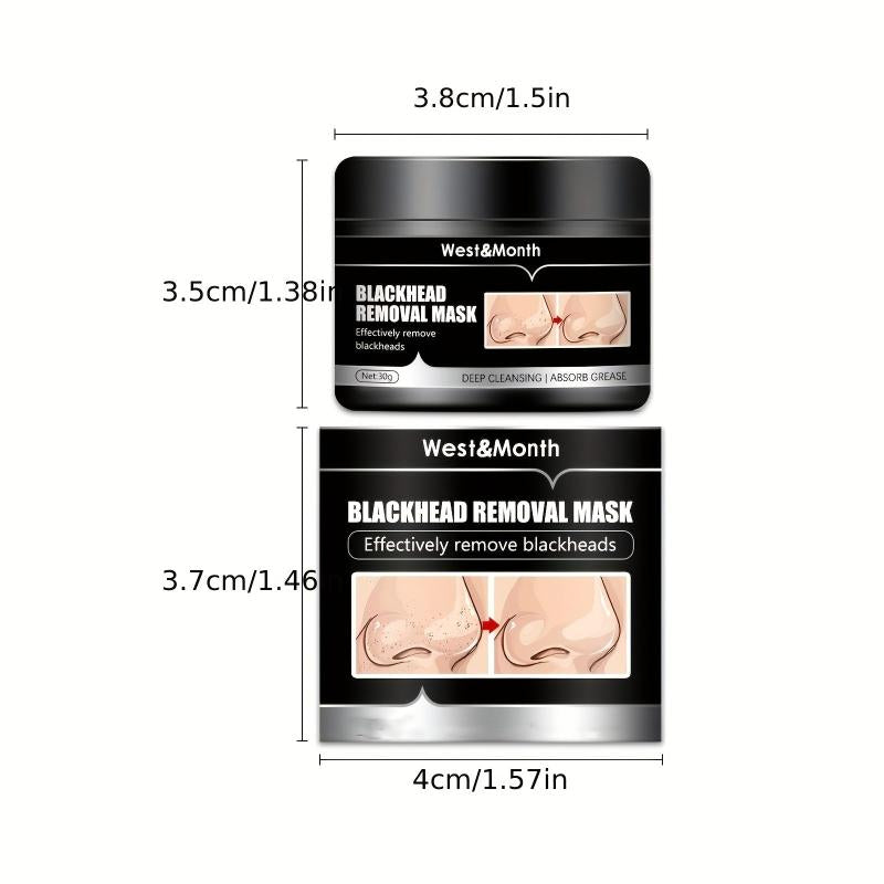 Bamboo Charcoal Tear off Mask Blackheads Pores Shrinking Hydration Mud Mask
