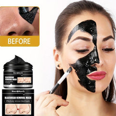 Bamboo Charcoal Tear off Mask Blackheads Pores Shrinking Hydration Mud Mask