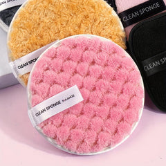 Facial Powder Puff Makeup Remover Pads Dual Sided Reusable