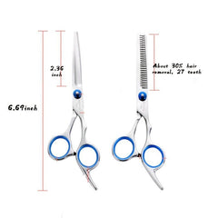 6 Inch Hair Cutting Scissors Set Stainless Steel Barber Salon Shears