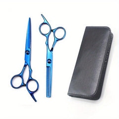 2pcs Hairdressing Scissors Professional Barber Salon Household Hair Cutting Scis