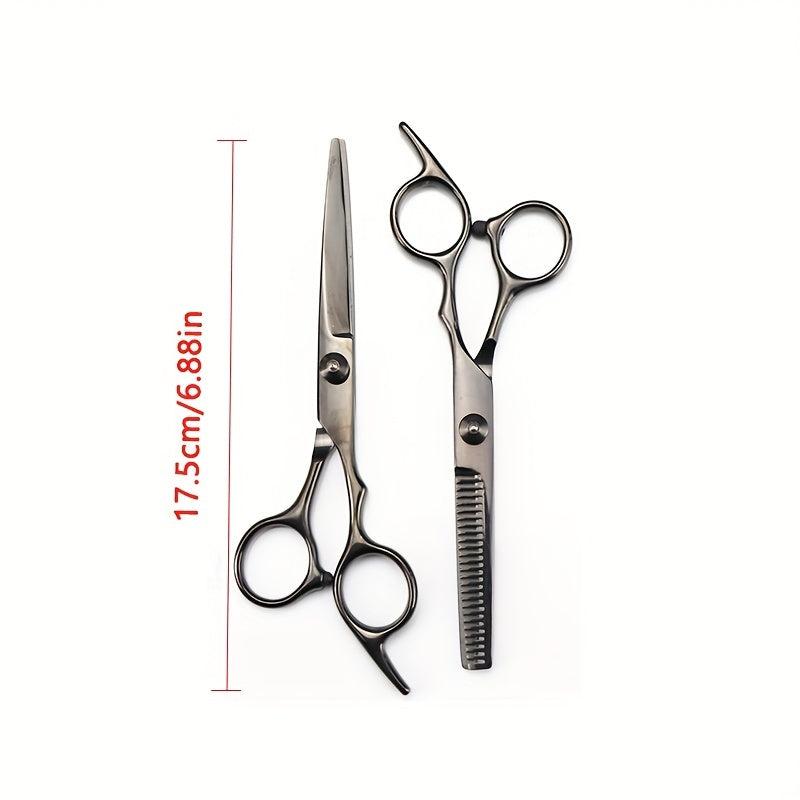 2pcs Hairdressing Scissors Professional Barber Salon Household Hair Cutting Scis